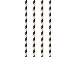 Papstar Cannucce In Carta Pura 6 Mm 24 Cm Nero Bianco Stripes