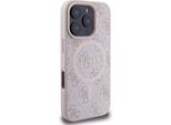 Guess Guhmp16Lg4Gfrp Iphone 16 Pro6.3 RóżOwy/Pink Hardcase 4G Ring Classic Logo Magsafe