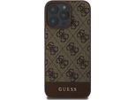 Guess Guhcp16Xg4Glbr Iphone 16 Pro Max6.9 BrąZowy/Brown Custodia Rigida 4G Bottom Stripe