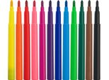 Jolly 4446-0012 12 Penne Per Aerografo, Colori Assortiti