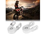 Riser Ammortizzatori, Riser Ammortizzatori, Estensione Ammortizzatori, Riser Ammortizzatori Moto, Riser Ammortizzatori 2Pcs, Riser Ammortizzatori Argento, Estensione Altezza Ammortizzatori, Jack Up Riser Sospensione