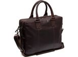 The Chesterfield Brand Borsa Da Ufficio Laptop Bag Con Scomparto Per Laptop Fabian Laptopbag Brown Marrone Scuro