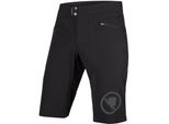 Pantaloncini Endura Singletrack Lite E8103 - Uomo, Larghi, Sfoderati, Taglio Corto, Nero - Taglia L