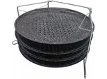 Kinghoff Set Di 4 Teglie Per Pizza 12170