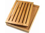 Kinghoff Tagliere Per Pane Con Vassoio 37X23Cm 7784