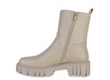Van Hill Donna Piattaforma Stivali Stivaletti Stivali Suola Profilo Scarpe 838174, Colore: Beige, Taglia: 37