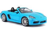 Porsche 718 Boxster 1/24 Niebieskie