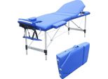 Mobiclinic, Lettino Da Massaggio Pieghevole, , CA-01 Plus, 186X60 Cm, Lettino Da Massaggio Con Poggiatesta, Alluminio E Pelle Finta, 3 Parti, Portatile