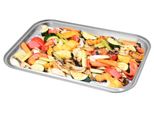 Cattara 13072 - Vassoio Per Grigliare In Acciaio Inox 34 X 24 Cm