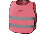 Compass 01552 - Gilet Di Segnalazione Per Bambini Rosa S.O.R. En 1150:1999