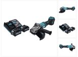Makita Ga 038 GD2 Smerigliatrice Angolare A Batteria 40 V Max. 230 Mm Brushless Xgt + 2X Batteria 2,5 Ah + Caricabatteria