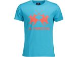 La Martina Blue SHORT-SARM T-SHIRT For Men : Colore - Blu, Taglia - 2XL Taglia: 2XL Colore: Blu