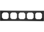 Cornice Quintupla Nero Opaco Simon 55 TR5/149