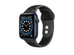 Crong Duo Sport - Bracciale Per Apple Watch 44/45/46/49 Mm (Grigio/Nero)