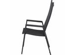 Schienale Alto Siena Garden Savona, Alluminio Antracite Opaco, Rivestimento Tessile M90919