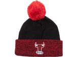 Mitchell & Ness Cappelli Two Tone Pom Beanie Hwc Chicago Bulls, HPCK1052CBUYYPPPBLCK