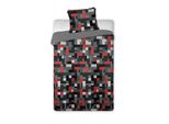 Faro Lino Incluso Cubo Grigio Cotone, 140/200, 70/90 Cm