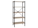 Libreria Idea 5 Ripiani Loft Rovere
