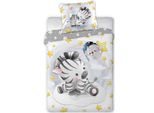 Faro Biancheria Da Letto Per Culla In Cotone Zebrato, 100/135, 40/60 Cm