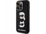 Karl Lagerfeld Klhcp15Lsdhkcnk Iphone 15Pro 6.1 Czarny/Black Silicone Karl&Choupette Head