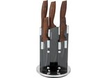 Klausberg Set Di Coltelli Da Cucina In Un Supporto Rotante KB7615