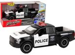 Veicolo Fuoristrada Polizia Nero Apertura Porte Luci Sonore