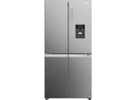 Haier Cube 83 Serie 5 HCW58F18EWMP Frigorifero Side-By-Side Libera Installazione 507 L E Platino, Acciaio Inox