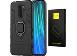 Custodia Spacecase X-Ring Per Redmi Note 8 Pro Nero