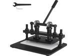 Vevor Pressa Per Goffratura 260X150 Mm Punzonatrice E Goffratrice 300 Mm Larghezza Di Avanzamento Macchina Per Il Taglio Della Finto Cuoionzonatrice Per Piastra Superiore Macchina Per Il Taglio Manuale Della Pelle Per Il Taglio Di Vari Materiali