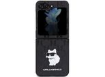 Karl Lagerfeld Klhczf5Sapchnpk Z Flip5 F731 Hardcase Czarny/Black Saffiano Monogram Choupette Pin