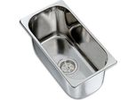 Lavello Rettangolare In Acciaio Inox Hollex 300 X 150 X 150 Mm