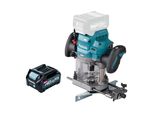 Makita Rp 001 GD1 Fresatrice A Batteria 40 V Max. 12 Mm Brushless + 1X Batteria Ricaricabile 2,5 Ah - Senza Caricabatterie