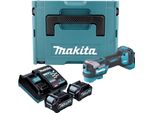 Makita Tm 001 GD201 Utensile Multifunzione A Batteria 40 V Max. Starlock Max Brushless + 2X Batteria Ricaricabile 2,5 Ah + Caricabatterie + Makpac