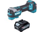 Makita Tm 001 GD1 Utensile Multifunzione A Batteria 40 V Max. Starlock Max Brushless + 1X Batteria Ricaricabile 2,5 Ah - Senza Caricabatterie