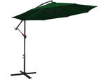 Aopunly Ombrellone Verde Ø 3M Ombrellone Pensile Da Giardino Ombrellone Da Mercato Ombrellone A Manovella Balcone