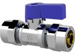Valvola Mini Per Tubo Multiplo 16X2Mm Blu
