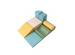 Iglu Set 34 Discoverer - Colori Pastello Turchese/Beige/Verde/Miele - Blocchi Da Costruzione In Schiuma - Blocchi Da Costruzione Colorati Per Bambini Di Età Compresa Tra 1 E 5 Anni