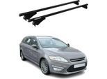 Menabo Portapacchi Per Ford Mondeo Turnier 2010-2014 Fl 75Kg Alluminio Nero 2X