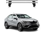 Portapacchi Menabo Per Renault Arkana 2020-2025 Grigio Alluminio 2 Pezzi