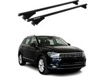 Menabo Portapacchi Base Per Vw Tiguan Mk2 2016-2020 Pre-Fl 75Kg Alluminio Nero