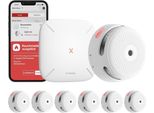 Set Di Rivelatori Di Fumo X-Sense FS61 - 6X Rivelatori Di Fumo XS01-M 1X Stazione Base SBS50