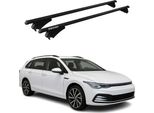Menabo Portapacchi Base Per Vw Golf 2019-2025 75Kg Alluminio Nero 2 Pz