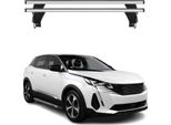 Portapacchi Menabo Per Peugeot 3008 Ii Facelift 2021-2024 Grigio Alluminio 2X