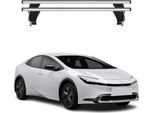 Portapacchi Menabo Per Toyota Prius V 2022-2025 Grigio Alluminio 2 Pezzi