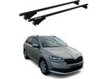 Menabo Portapacchi Base Per Skoda Fabia 2014-2025 75Kg Alluminio Nero 2 Pz