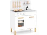 Cucina Per Bambini In Legno Con 10 Accessori Cucina Giocattolo Con Luci E Suoni Cucina Giocattolo Per Bambini Dai 2 Anni In Su