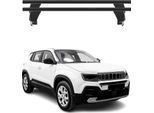 Portapacchi Menabo Per Jeep Avenger 2023-2025 Alluminio Nero 2 Pezzi