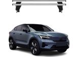 Portapacchi Menabo Per Volvo C40 Recharge 2022-2025 Grigio Alluminio 2 Pz