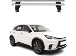 Portapacchi Menabo Per Lexus Lbx 2023-2025 Grigio Alluminio 2 Pezzi