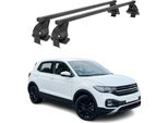 Portapacchi Menabo Per Vw T-Cross 2018-2025 Acciaio Nero 2 Pezzi